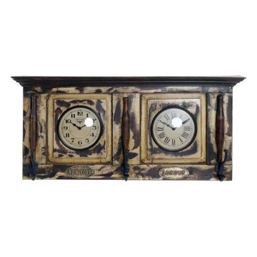 Zidni sat DKD Home Decor London Tikovina (81 x 15 x 37 cm) Cijena