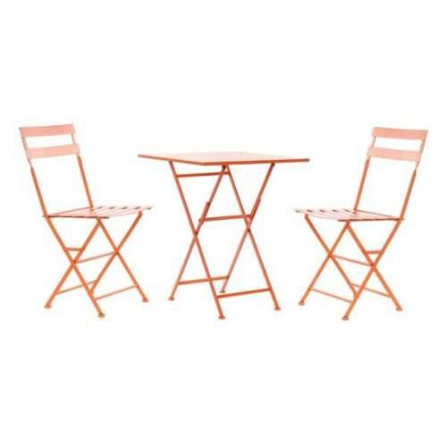 Komplet stola i 2 stolice DKD Home Decor MB-177412 Koraljni 60 x 60 x 75 cm (3 pcs) Cijena