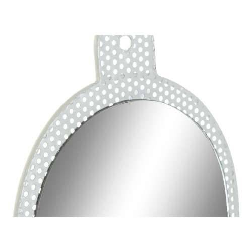 Zidno ogledalo DKD Home Decor Bijela Roza 22 x 1,5 x 40 cm (2 kom.) Cijena
