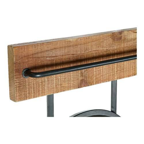 Zidno ogledalo DKD Home Decor Crna Metal Jela Ogledalo (80 x 15 x 20 cm) Cijena
