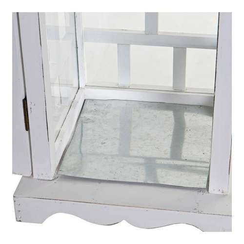Laternas stends DKD Home Decor Bijela Kristal Borovina (22.5 x 22.5 x 47 cm) Cijena