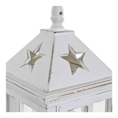 Laternas stends DKD Home Decor Bijela Kristal Borovina (21 x 21 x 51 cm) Cijena