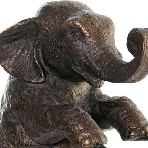 Ukrasna figura DKD Home Decor Metal Smola Slon (30 x 12 x 37 cm) Cijena
