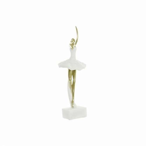 Ukrasna figura DKD Home Decor 13,5 x 12,5 x 40 cm zlatan Bijela Smola Plesačica Klasičnog Plesa Cijena