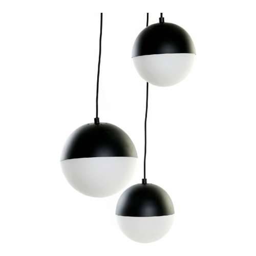 Stropna svjetiljka DKD Home Decor Bijela Crna Metal Kristal 220 V (40 x 40 x 80 cm) Cijena