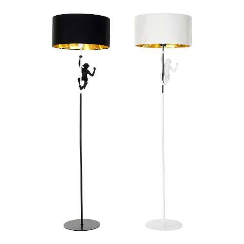 Podna svjetiljka DKD Home Decor 8424001827312 44 x 44 x 166 cm Crna zlatan Metal Bijela Smola 220 V 50 W (2 kom.) Cijena