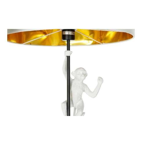 Podna svjetiljka DKD Home Decor 8424001827312 44 x 44 x 166 cm Crna zlatan Metal Bijela Smola 220 V 50 W (2 kom.) Cijena