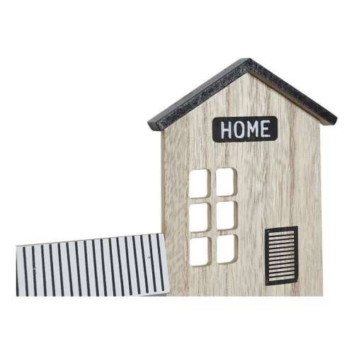 Polica DKD Home Decor Stalak za kapute 39 x 9 x 27 cm Crna Smeđa Bijela Drvo MDF Cijena