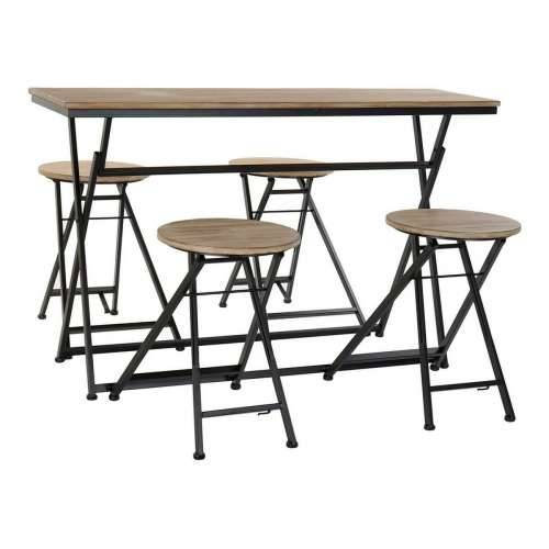 Komplet stola i 4 stolice DKD Home Decor 141,5 x 151 x 86,5 cm (5 pcs) Cijena