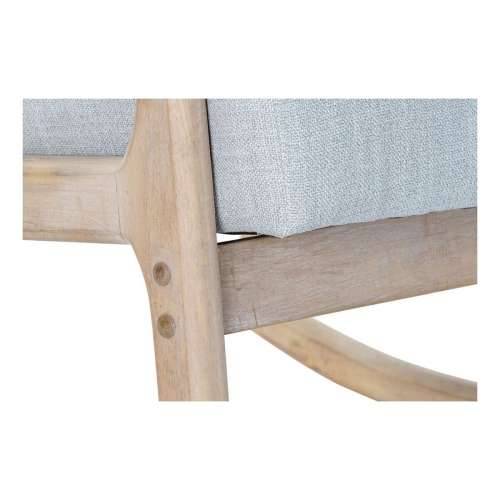 Naslonjač za ljuljanje DKD Home Decor Siva Prirodno Svjetlo siva Lan Kaučukovac 66 x 88 x 78 cm Cijena