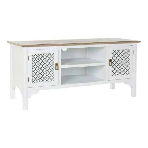 Namještaj za TV kabinet DKD Home Decor 8424001812066 Bijela Pisana Svijetlo smeđi Jela 120 x 45 x 58 cm Cijena