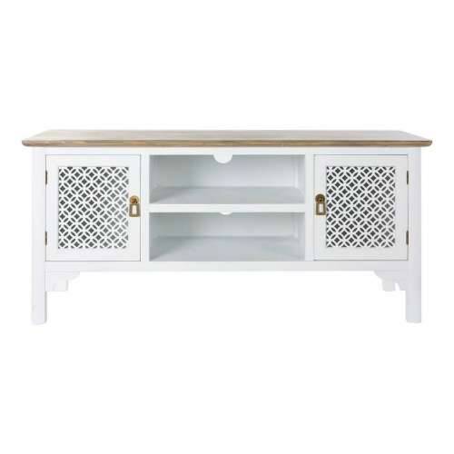 Namještaj za TV kabinet DKD Home Decor 8424001812066 Bijela Pisana Svijetlo smeđi Jela 120 x 45 x 58 cm Cijena