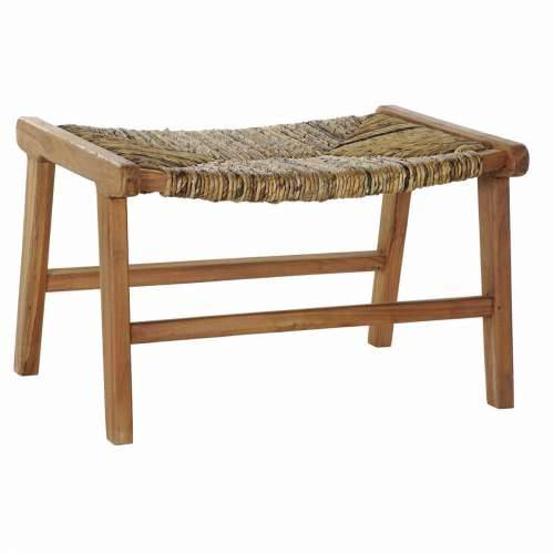 Stolac DKD Home Decor   65 x 47 x 40 cm Prirodno Tikovina Plastika Svijetlo smeđi Cijena