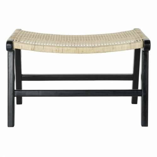 Stolac DKD Home Decor 8424001823192 65 x 47 x 40 cm Prirodno Tikovina Crna Cijena