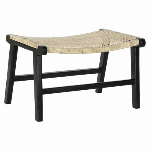 Stolac DKD Home Decor 8424001823192 65 x 47 x 40 cm Prirodno Tikovina Crna Cijena
