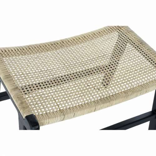 Stolac DKD Home Decor 8424001823192 65 x 47 x 40 cm Prirodno Tikovina Crna Cijena