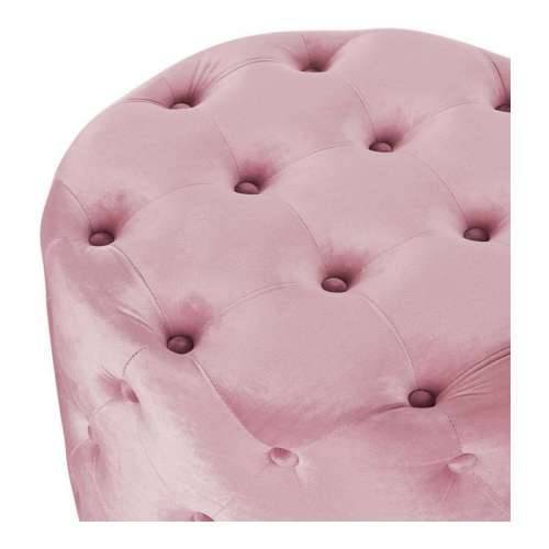 Naslonjač za Noge DKD Home Decor Roza Velvet Drvo MDF Glam (2 pcs) Cijena