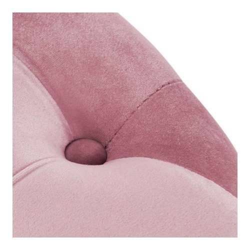Naslonjač za Noge DKD Home Decor Roza Velvet Drvo MDF Glam (2 pcs) Cijena
