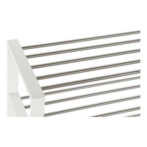 Ormarić za cipele DKD Home Decor 8424001835041 Bijela Pisana Srebrna Drvo Metal 80 x 30 x 50 cm Cijena