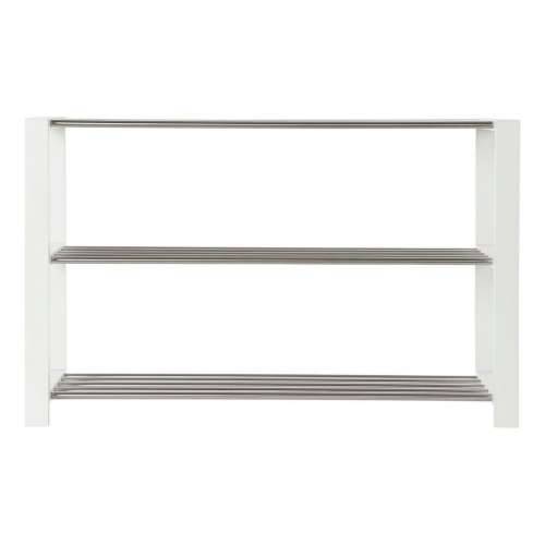 Ormarić za cipele DKD Home Decor 8424001835041 Bijela Pisana Srebrna Drvo Metal 80 x 30 x 50 cm Cijena