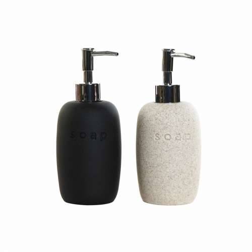 Dozator za Sapun DKD Home Decor PVC Gres Keramika Skandinavski 8 x 8 x 18 cm (2 kom.) Cijena