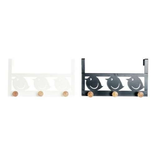Vješalica za Kapute za Vrata DKD Home Decor 8424001835553 ptice Bijela Crna Metal Drvo MDF 28,5 x 9,5 x 16 cm (2 kom.) Cijena