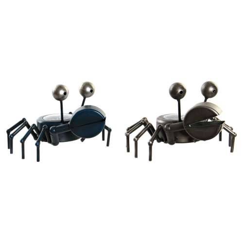 Galda pulkstenis DKD Home Decor Životinja 23 x 22 x 14 cm Srebrna Plava Željezo Vintage (2 kom.) Cijena