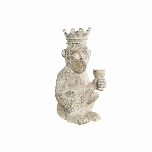Ukrasna figura DKD Home Decor 16 x 15 x 30 cm Bijela Smola Majmun Tropsko Decapé Cijena