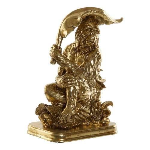 Ukrasna figura DKD Home Decor zlatan Smola Kolonijalni Biljni list 16,5 x 10,6 x 22,5 cm Cijena