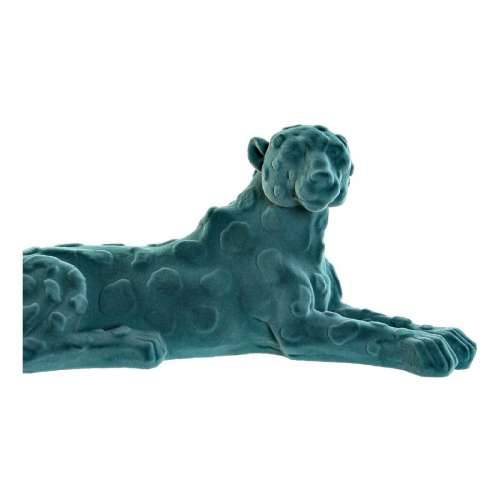 Ukrasna figura DKD Home Decor Zelena Roza Smola Flokirano Lav 26,5 x 9 x 11 cm Cijena