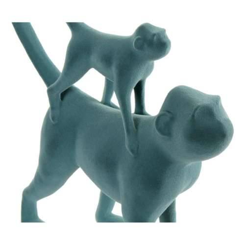 Ukrasna figura DKD Home Decor Zelena Roza Smola Flokirano Tropsko 22,5 x 8 x 27,5 cm Cijena