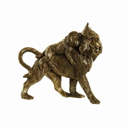 Ukrasna figura DKD Home Decor FZ-93397 Bijela zlatan Smola Pravokutno Kolonijalni moderan 21 x 8,5 x 18,5 cm Cijena