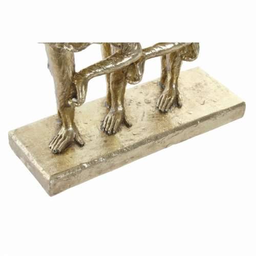 Ukrasna figura DKD Home Decor FZ-91957 Siva zlatan Smola Pravokutno Kolonijalni moderan Majmun 23 x 9,5 x 24 cm Cijena