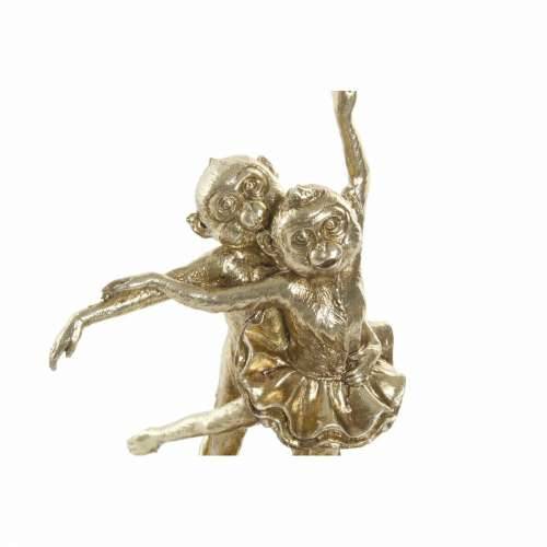 Ukrasna figura DKD Home Decor FZ-95015 18,5 x 11,2 x 29,5 cm zlatan Smola Kolonijalni Majmun Cijena