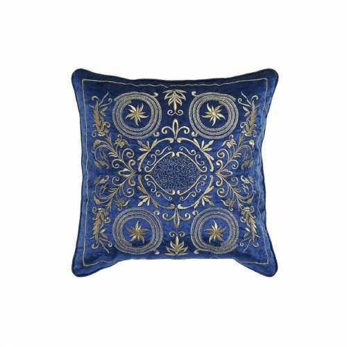 Jastuk DKD Home Decor 8424001850341 Plava zlatan 45 x 10 x 45 cm Cijena