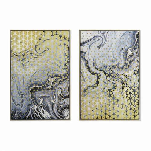 Slika DKD Home Decor Apstraktno 60 x 3 x 90 cm moderan Lakirano (2 kom.) Cijena