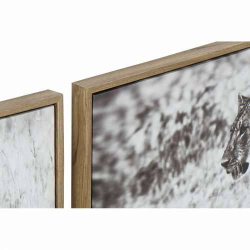 Slika DKD Home Decor 92,5 x 3,5 x 32 cm Kolonijalni Džungla (3 Dijelovi) Cijena