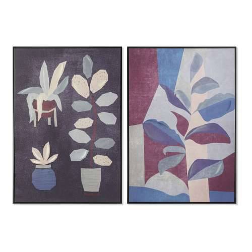 Slika DKD Home Decor 83 x 4,5 x 123 cm Ziedi moderan (2 kom.) Cijena