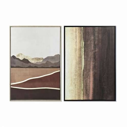 Slika DKD Home Decor 84 x 4,5 x 124 cm 83 x 4,5 x 124 cm Apstraktno (2 kom.) Cijena