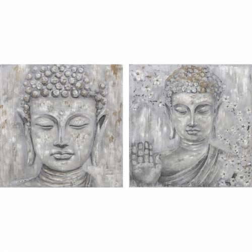 Slika DKD Home Decor 100 x 2,4 x 100 cm Buda Orijentalno (2 kom.) Cijena