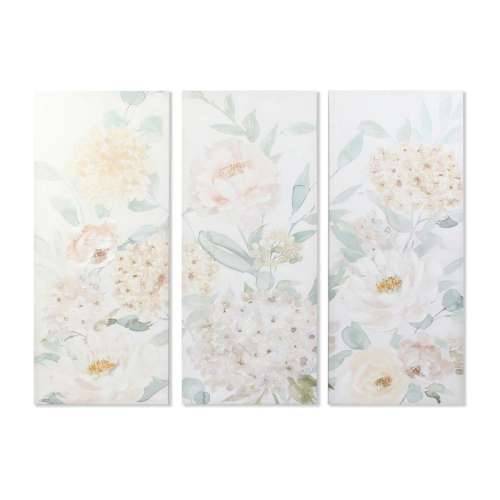 Slika DKD Home Decor Ziedi 55 x 3 x 135 cm Shabby Chic (3 Dijelovi) Cijena