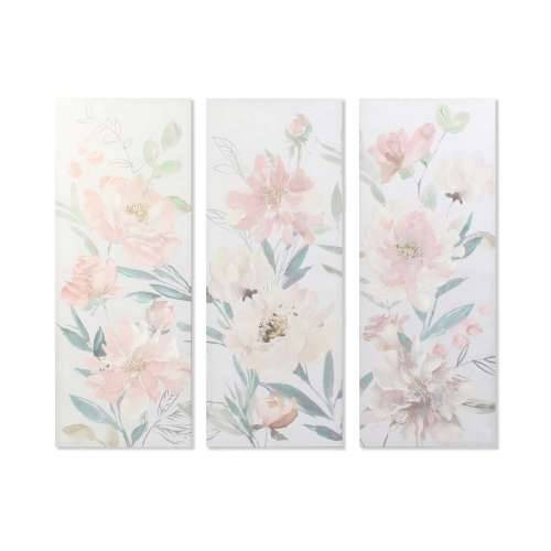 Slika DKD Home Decor Ziedi 55 x 3 x 135 cm Shabby Chic (3 Dijelovi) Cijena