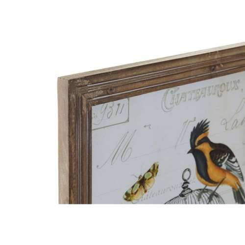 Slika DKD Home Decor 34 x 2 x 44 cm kavez Shabby Chic (4 Dijelovi) Cijena
