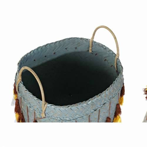 Set košara DKD Home Decor Pisana Bambus šiške Boho 3 Dijelovi Cijena
