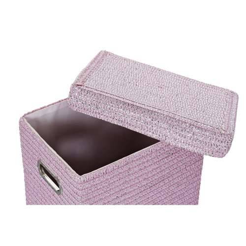 Višenamjenska Košara DKD Home Decor Roza Srebrna polipropilen 44 x 36 x 50 cm 4 Kg 5 Dijelovi Cijena