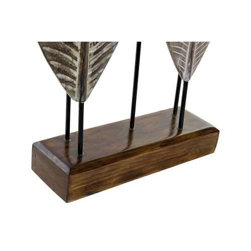 Ukrasna figura DKD Home Decor Bambus Željezo Listovi (33 x 10 x 81 cm) Cijena