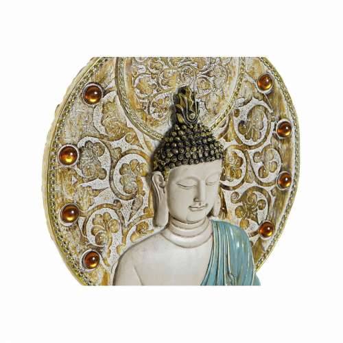 Zidni Ukras DKD Home Decor 20 x 4 x 30,3 cm Crvena Plava zlatan Buda Orijentalno (3 Dijelovi) Cijena