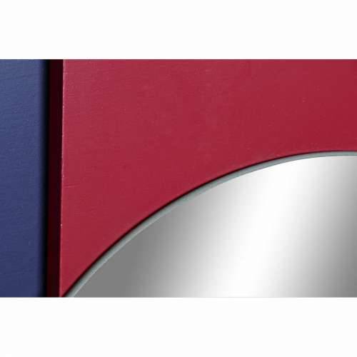 Zidno ogledalo DKD Home Decor Plava Bijela Crvena Turkizno moderan 46,5 x 2,5 x 45 cm (2 kom.) Cijena