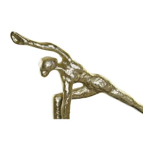 Ukrasna figura DKD Home Decor 33 x 10 x 35 cm Crna zlatan Indijac Yoga (3 kom.) Cijena