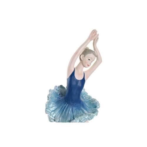 Ukrasna figura DKD Home Decor Plava romantični Plesačica Klasičnog Plesa 11 x 6 x 23 cm Cijena
